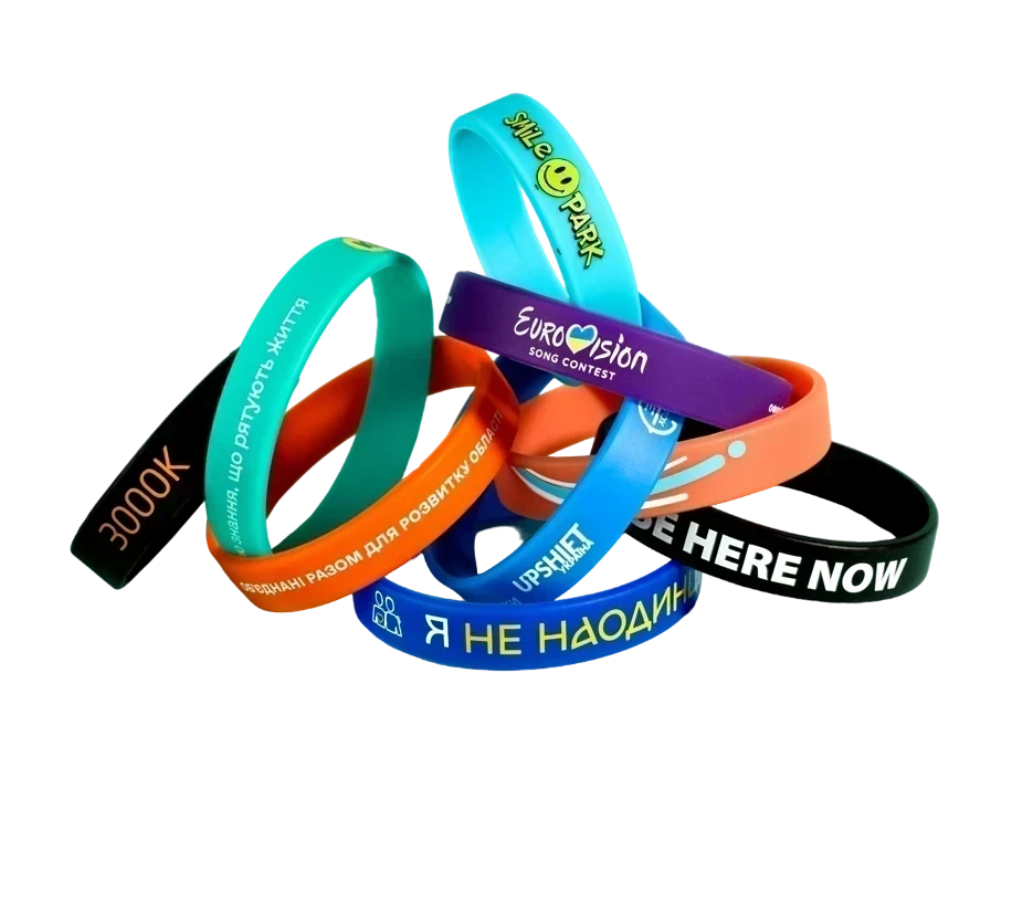 Silicone bracelets