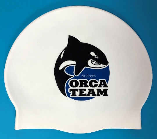 Шапочка для плавания с логотипом